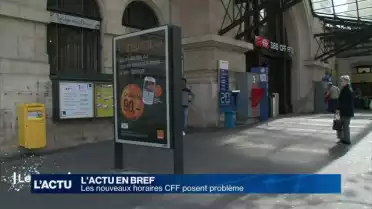 Les nouveaux horaires CFF posent problème