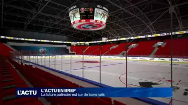 La nouvelle patinoire prend forme