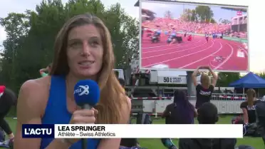 Lea Sprunger dans l&#039;élite mondiale du 400m haies