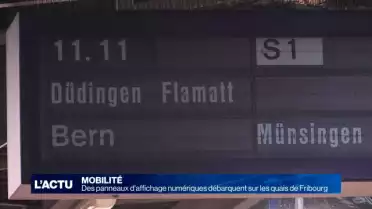 Des panneaux d’affichage numériques débarquent sur les quais