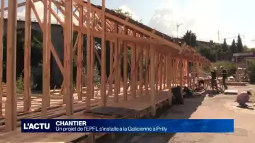 Un chantier de l'EPFL à la Galicienne