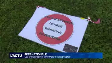 1er août: les artificiers prêts à mettre le feu aux poudres