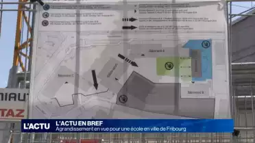 Agrandissement en vue pour une école en ville de Fribourg
