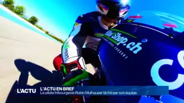 Le pilote fribourgeois Robin Mulhauser lâché par son équipe
