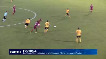 Le Stade Nyonnais donne une leçon au Stade Lausanne Ouchy