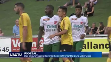 Foot: des joueurs de 3e division affrontent Djibril Cissé