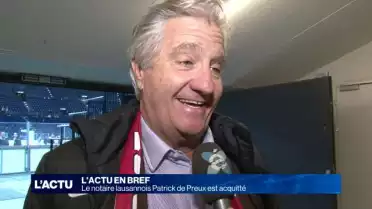 Le notaire lausannois Patrick de Preux est acquitté