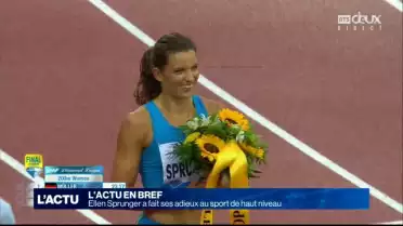 Ellen Sprunger a fait ses adieux au sport de haut niveau