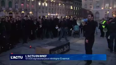 10&#039;000 signatures pour réintégrer Erasmus d&#039;ici 2018