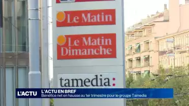 Bénéfice net en hausse pour le groupe Tamedia