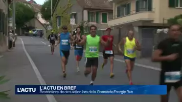 Restrictions de circulation lors de la  Romande Energie Run