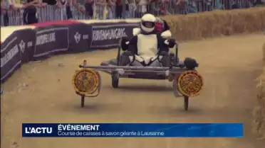 Course de caisses à savon géante à Lausanne