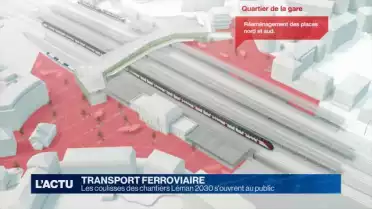 Les coulisses des chantiers Léman 2030 s'ouvrent au public