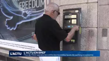 7500 signatures contre les taxes de parking à Lausanne