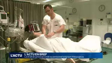 Le droit de grève accordé au personnel soignant fribourgeois