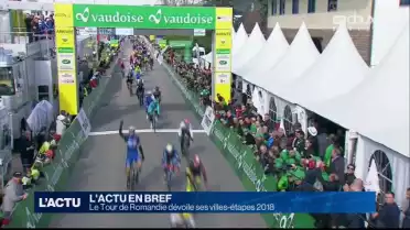 Le Tour de Romandie dévoile ses villes-étapes 2018