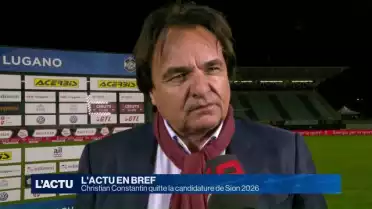 Christian Constantin quitte la candidature de Sion 2026