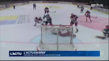 Défaite du LHC contre Zurich Lions