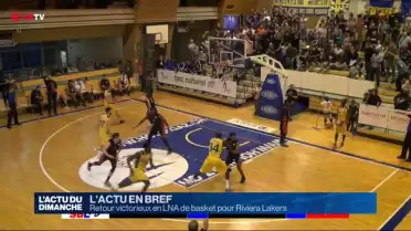 Basket : Riviera Lakers gagne son premier match de Ligue A