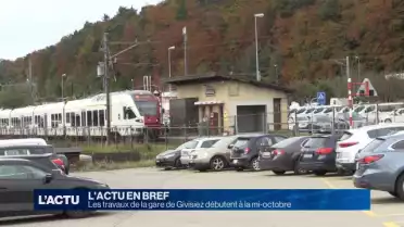 La gare de Givisiez modernisée et déplacée