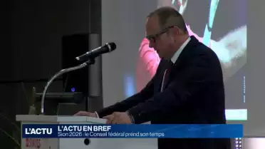 Sion 2026 : le Conseil fédéral prend son temps