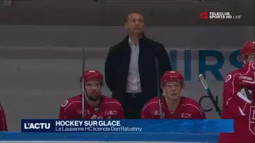 Le Lausanne HC licencie Dan Ratushny