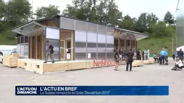 La Suisse remporte le Solar Decathlon 2017