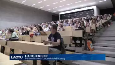 Pétition lancée à l&#039;Université de Fribourg