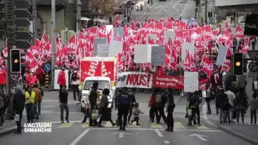 Les maçons dans la rue pour de meilleurs salaires