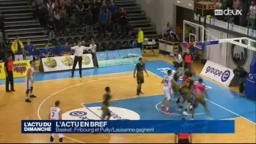 Basket : Fribourg et Pully/Lausanne gagnent