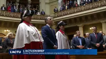 Didier Burkhalter passe le témoin à Igniazio Cassis