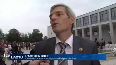 La ville de Lausanne se sépare de Philippe Martinet