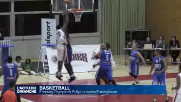 Basket : Fribourg Olympic rit, Pully Lausanne Foxes pleure