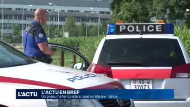 Un présumé terroriste suisse arrêté en France.