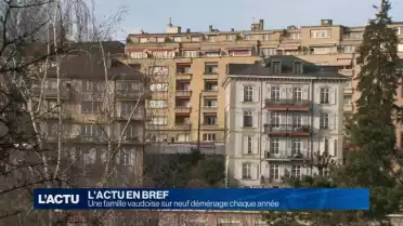 Une famille vaudoise sur neuf déménage chaque année