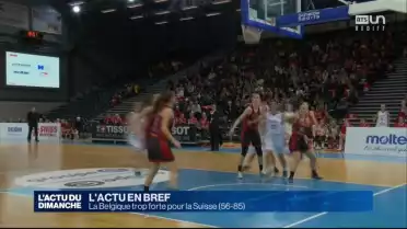 La Belgique trop forte pour la Suisse (56-85)