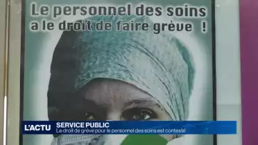 Le droit de grève pour le personnel des soins est contesté