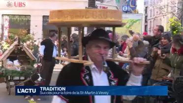 Succès pour la foire de la St-Martin à Vevey