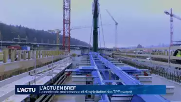 Le centre de maintenance et d'exploitation des TPF avance