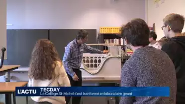 Le Tecday envahi le Collège-St-Michel