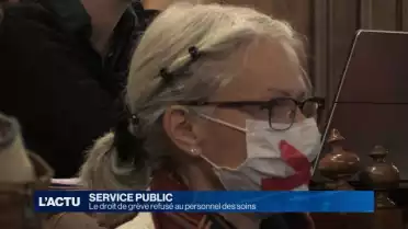Droit de grève refusé pour le personnel soignant