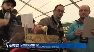 Succès au rendez-vous pour le Mondial de la fondue