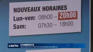 Querelle autour des horaires élargis de Migros