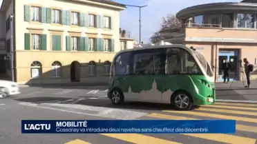 Des navettes sans chauffeur à Cossonay