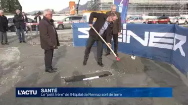 Le &quot;petit frère&quot; de l&#039;Hôpital de Rennaz sort de terre