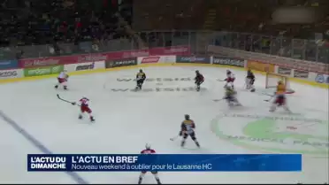 Nouveau weekend à oublier pour le Lausanne HC