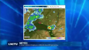 L&#039;hiver météorologique a débuté plus tôt que prévu