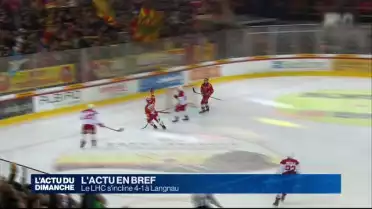 Le LHC s&#039;incline 4-1 à Langnau