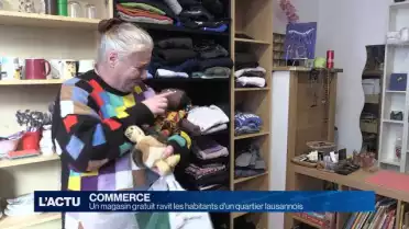 Un magasin gratuit fait un carton à Lausanne