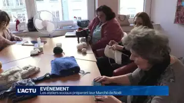 Les ateliers sociaux préparent leur Marché de Noël